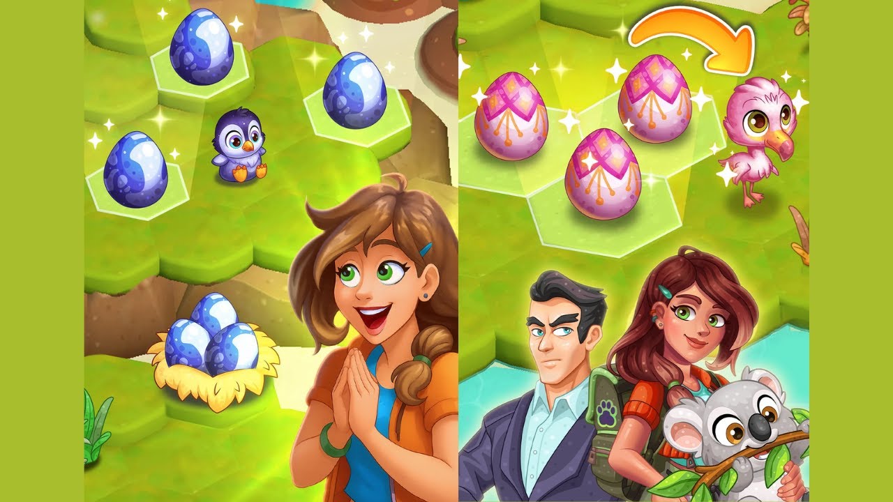 Paradise Paws: Merge Animals Gameplay | Merge, Rescue & Restore Animals