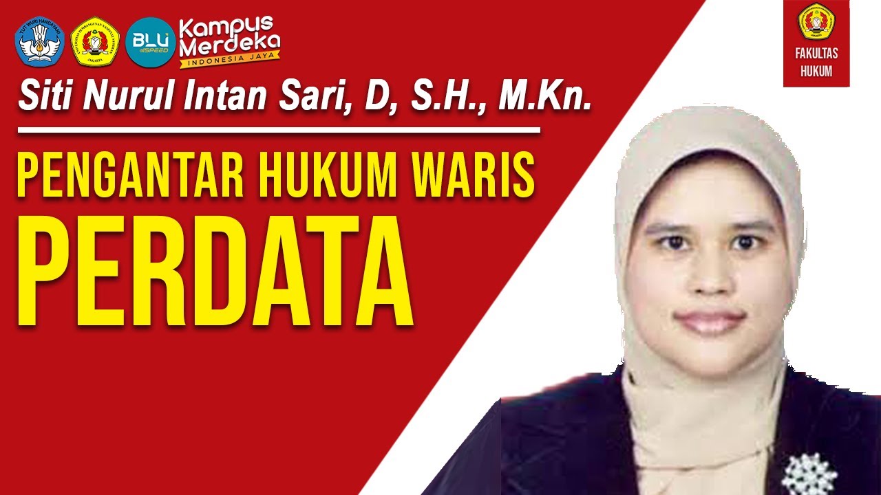 Siti Nurul Intan Sari, D, S.H., M.Kn. - PENGANTAR HUKUM WARIS PERDATA