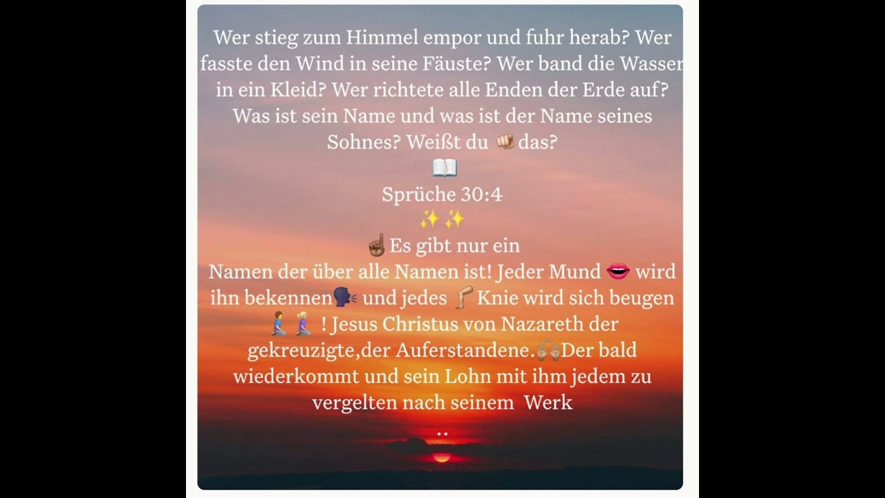 komm zu Jesus wenn du dürstest