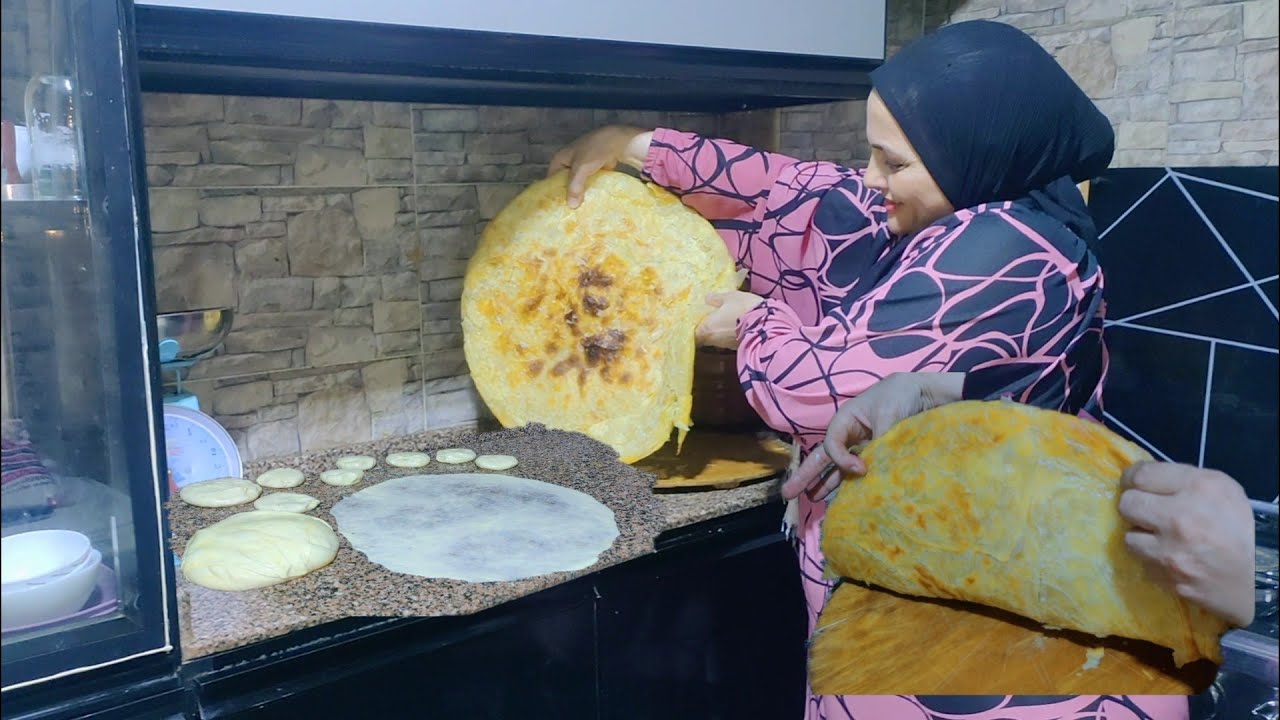 الفطير المشلتت من الالف للياء ونوع الدقيق وحجم الصينيه صنايعيه الفطير المشلتت 🌹 فلاحي💪فرن البوتاجاز