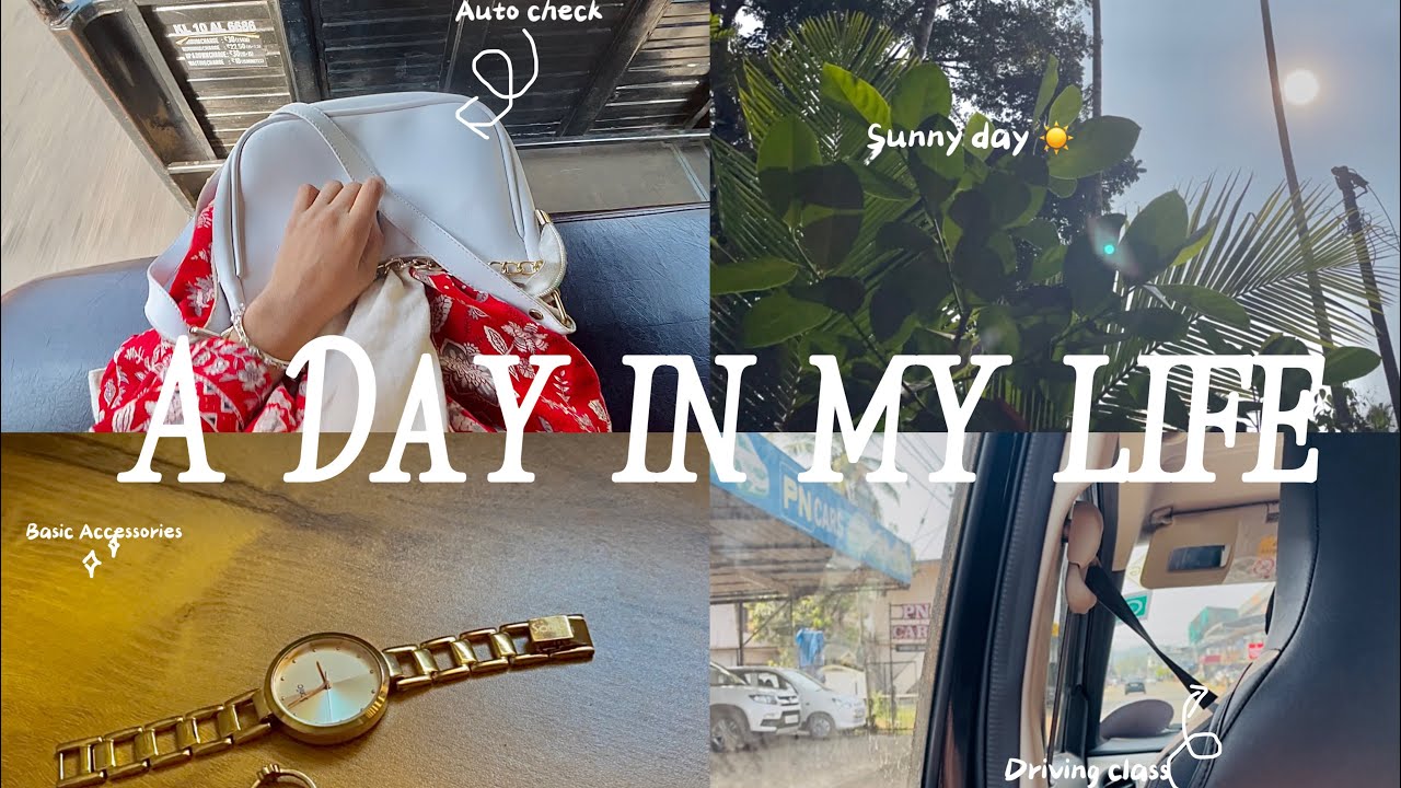 A DAY IN MY LIFE 🌤️ [ Driving class + Fasting ] / Malayalam 