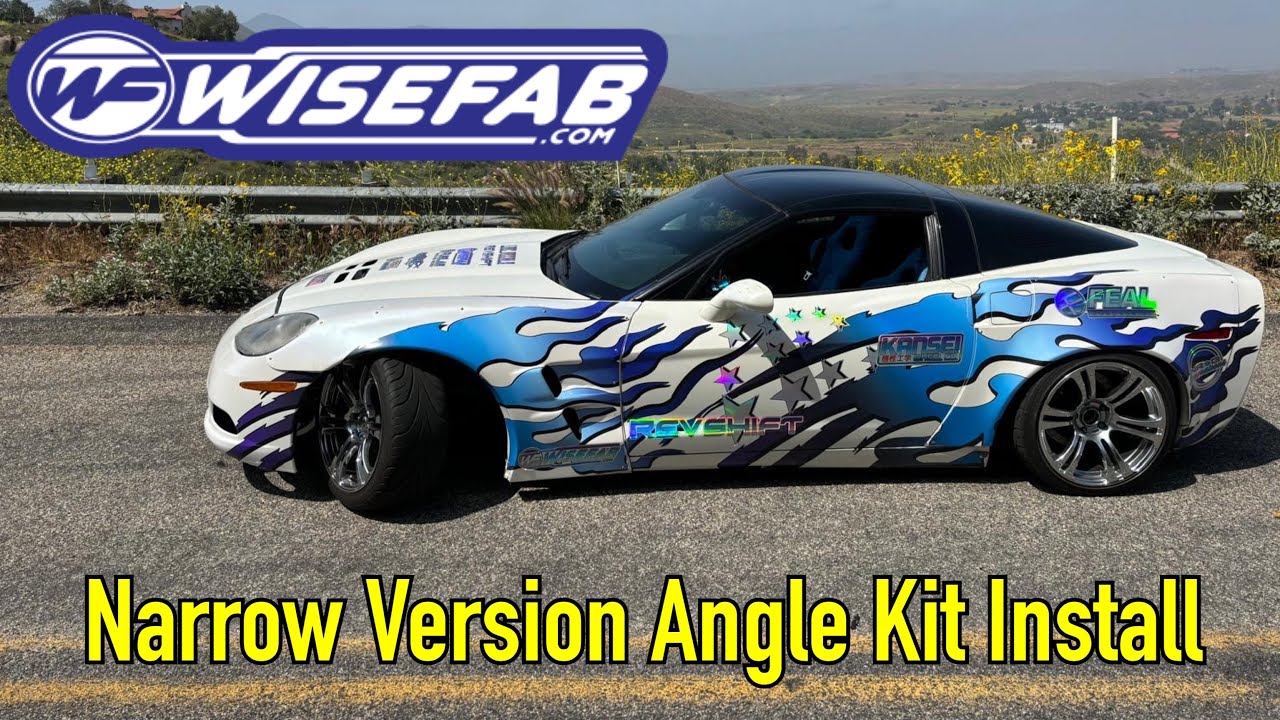 Wisefab Corvette C5 C6 Narrow Angle Kit For OEM Arms Install , Unboxed and Explained