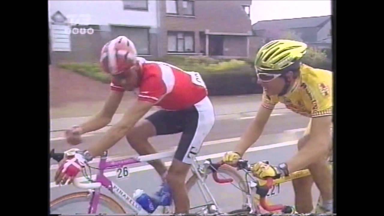 Amstel Gold Race 1997 - Bjarne Riis great solo win (highlights)
