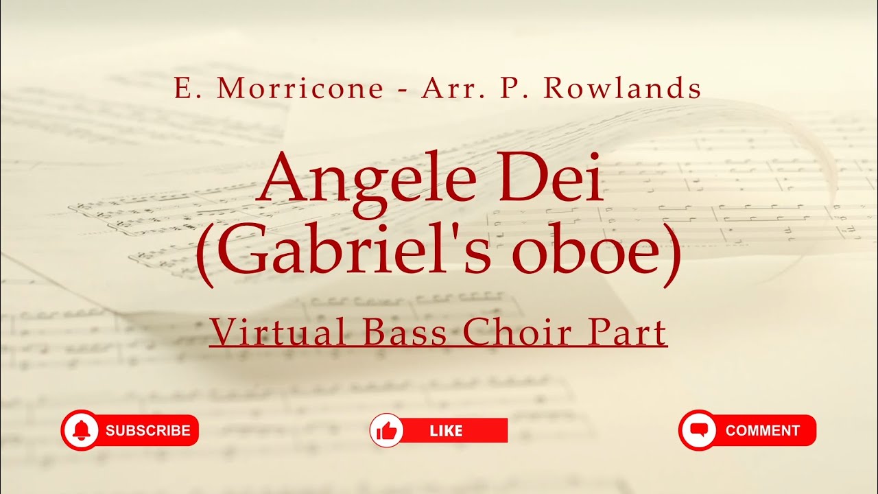Angele Dei (Gabriel's Oboe by Morricone) - Bajo Part