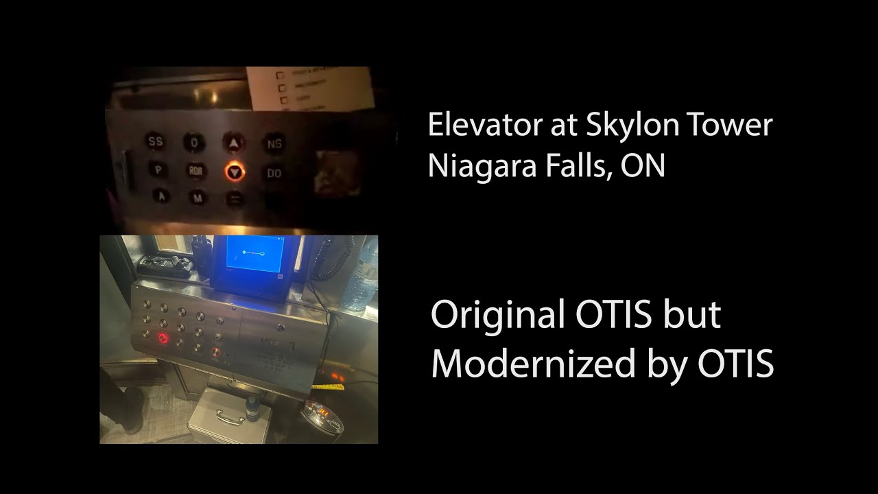 OTIS Elevators, Skylon Tower, Niagara Falls, ON (Night Take/Walk on Top / Colourful Lights🌈🌙🌌⭐️)