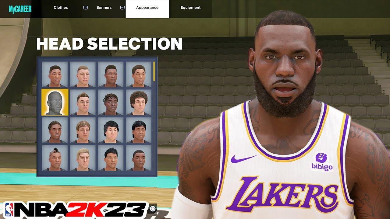NBA 2K23 LEBRON JAMES FACE CREATION! BEST FACE CREATION 2K23