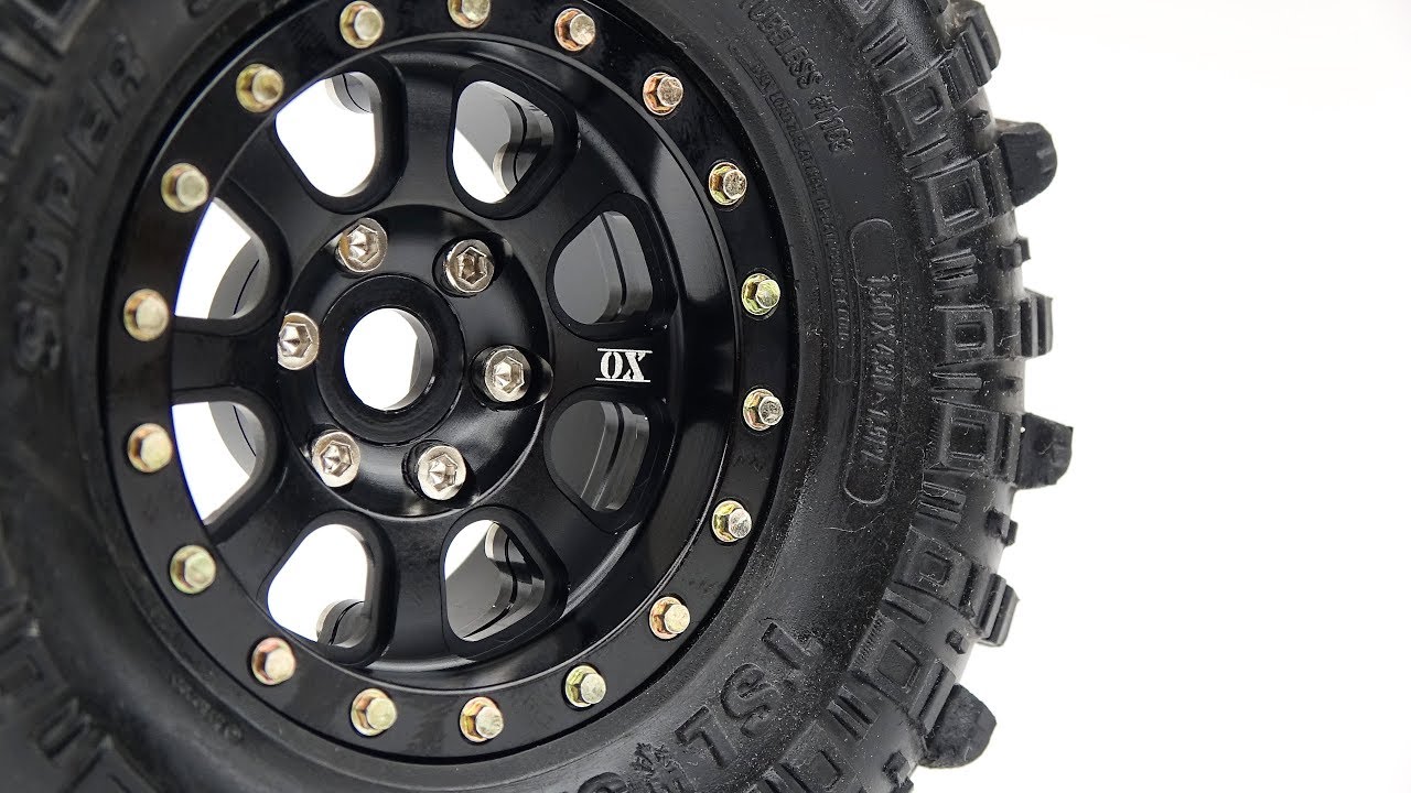 How To Mount RC Beadlock Wheels- OX RC 1.9 Black Edition Beadlock Wheels
