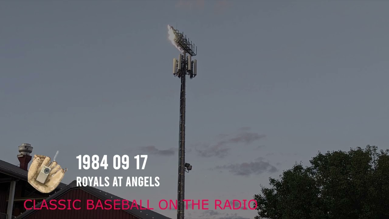 1984 09 17 Royals at Angels Vintage Radio Broadcast