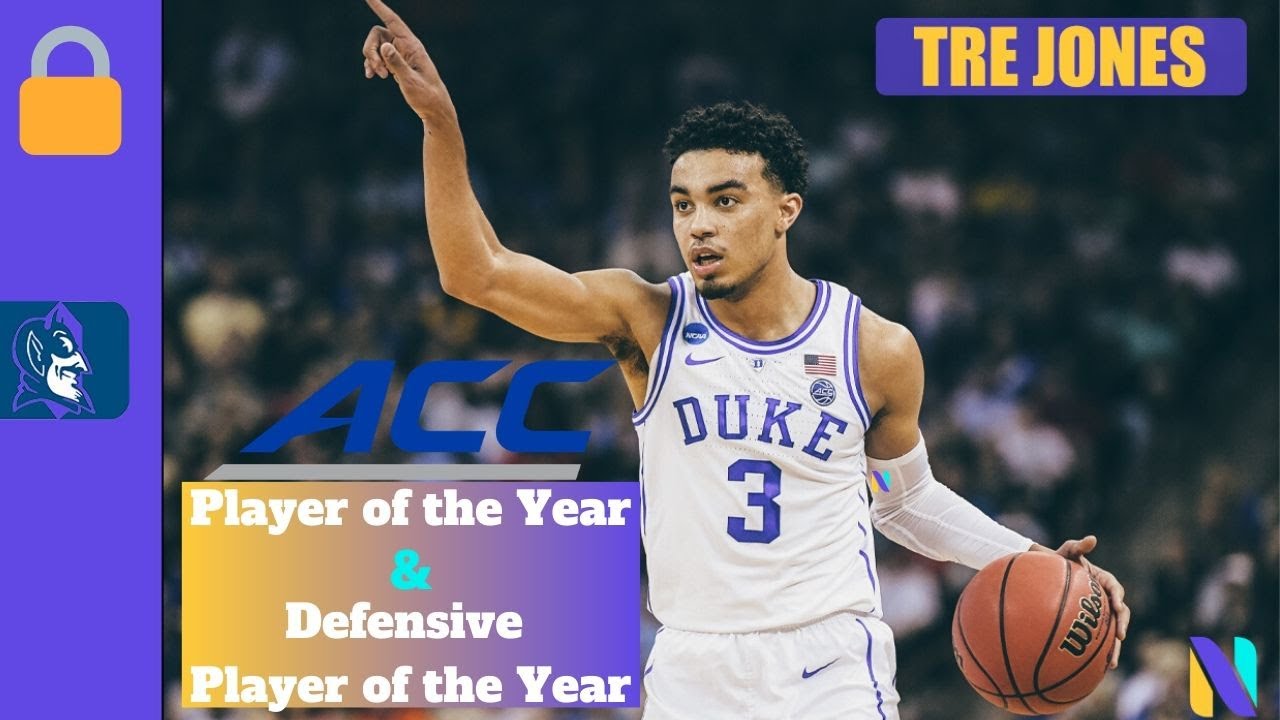 Duke Blue Devils ACC Player of the Year & DPOY Tre Jones Montage | BEST 2-WAY POINT GUARD!!