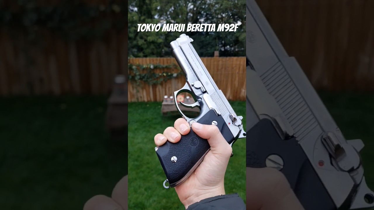 Tokyo Marui Beretta M92F chrome stainless.