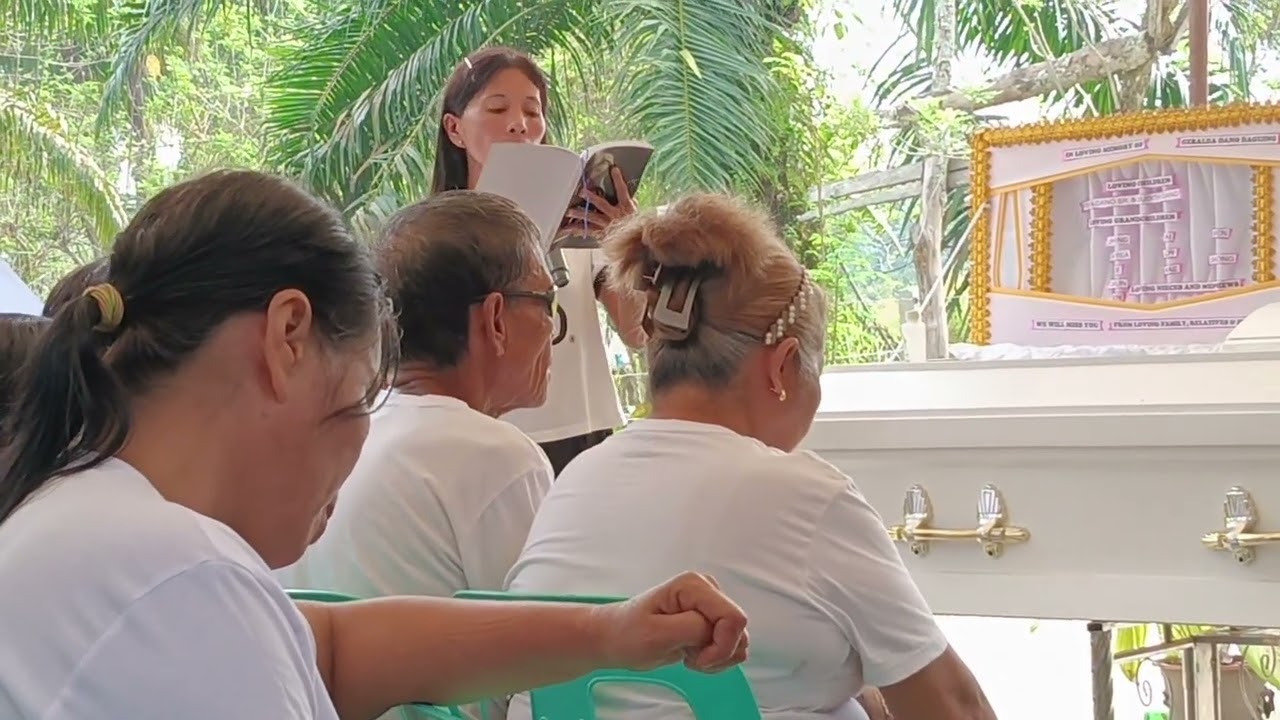 Funeral bible service of late Nanay Geralda Daguing Dano January 14, 2025