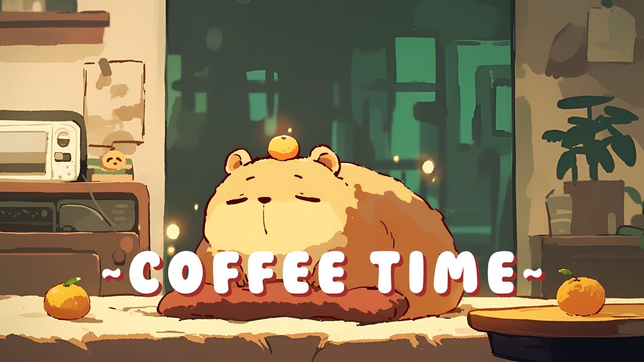 Capybara Music Channel - Study & Chill Music Mix ~ Gentle Feelings ~ 🦫 🌿 ☕