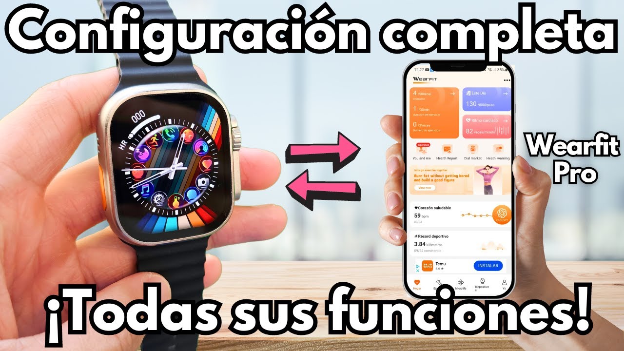 Smartwatch HK10 Ultra 3 👉 ¡Guía COMPLETA de Configuración y TODAS sus Funciones!