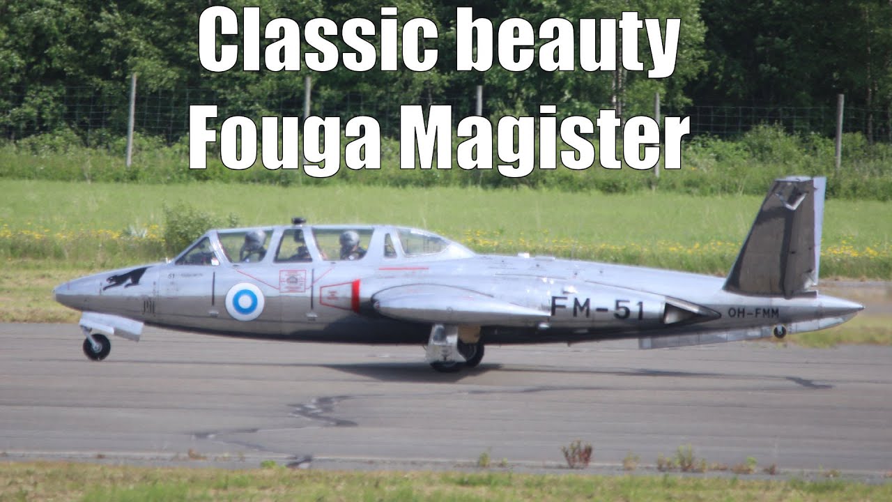 Fouga CM 170 Magister Landing - Kauhava 2025