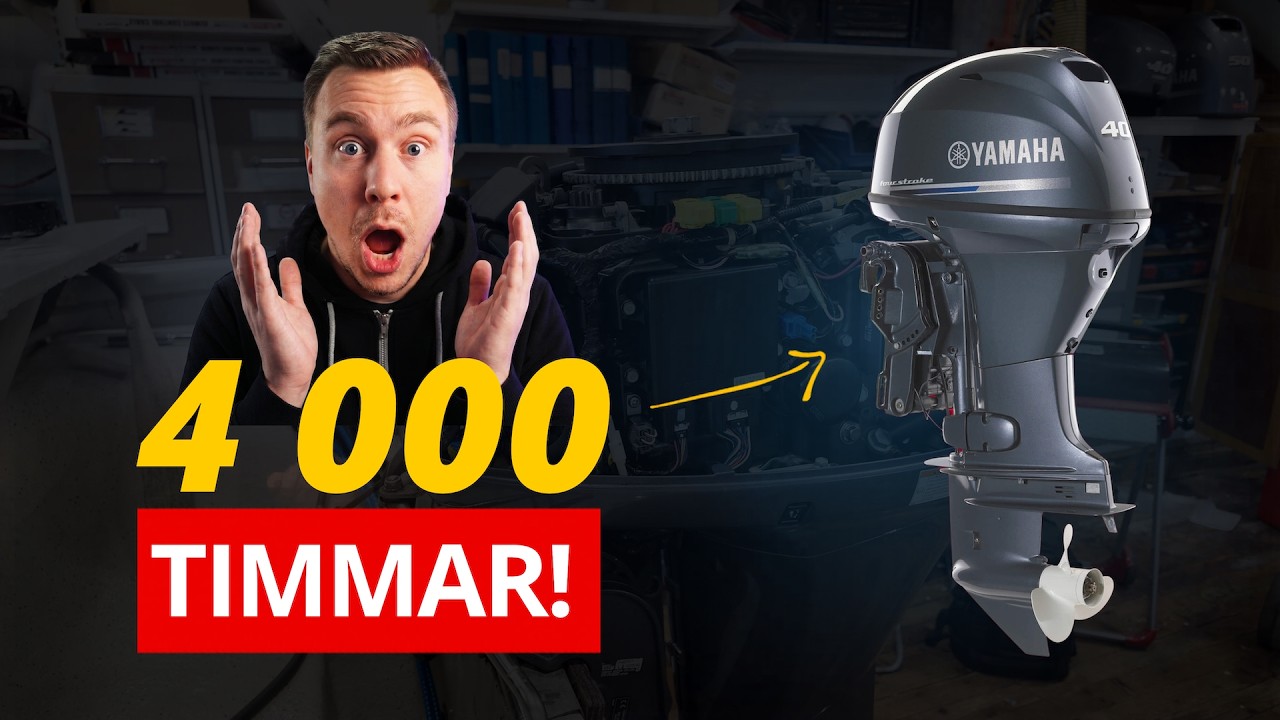 En utombordare med 4000 TIMMAR = SKR&Auml;P? Inte om du g&ouml;r det h&auml;r!