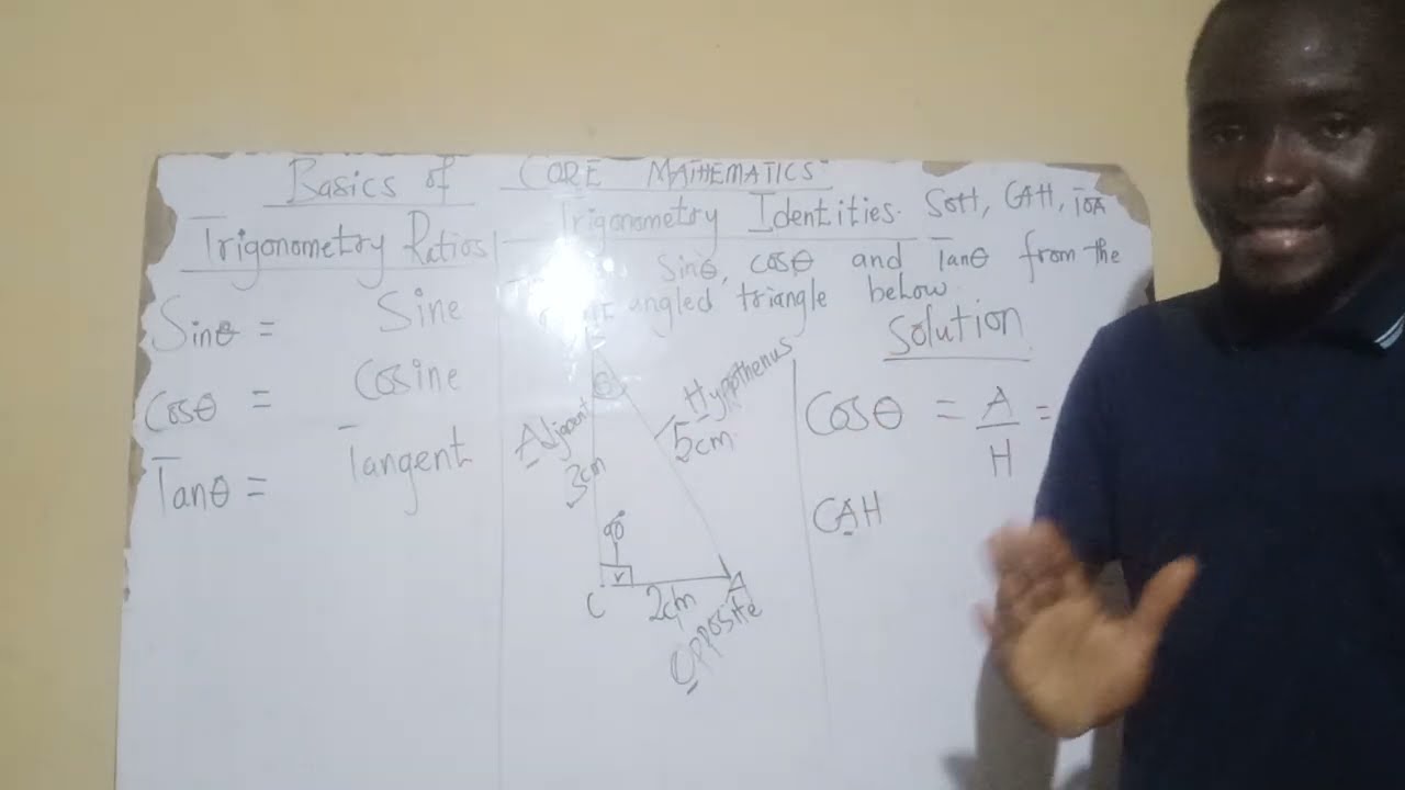 Basics of trigonometry ratios or trigonometry identities 