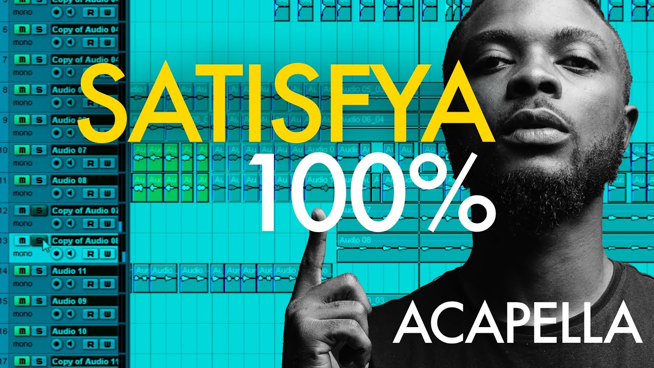 Imran Khan SATISFYA 100% Acapella BREAKDOWN on my DAW