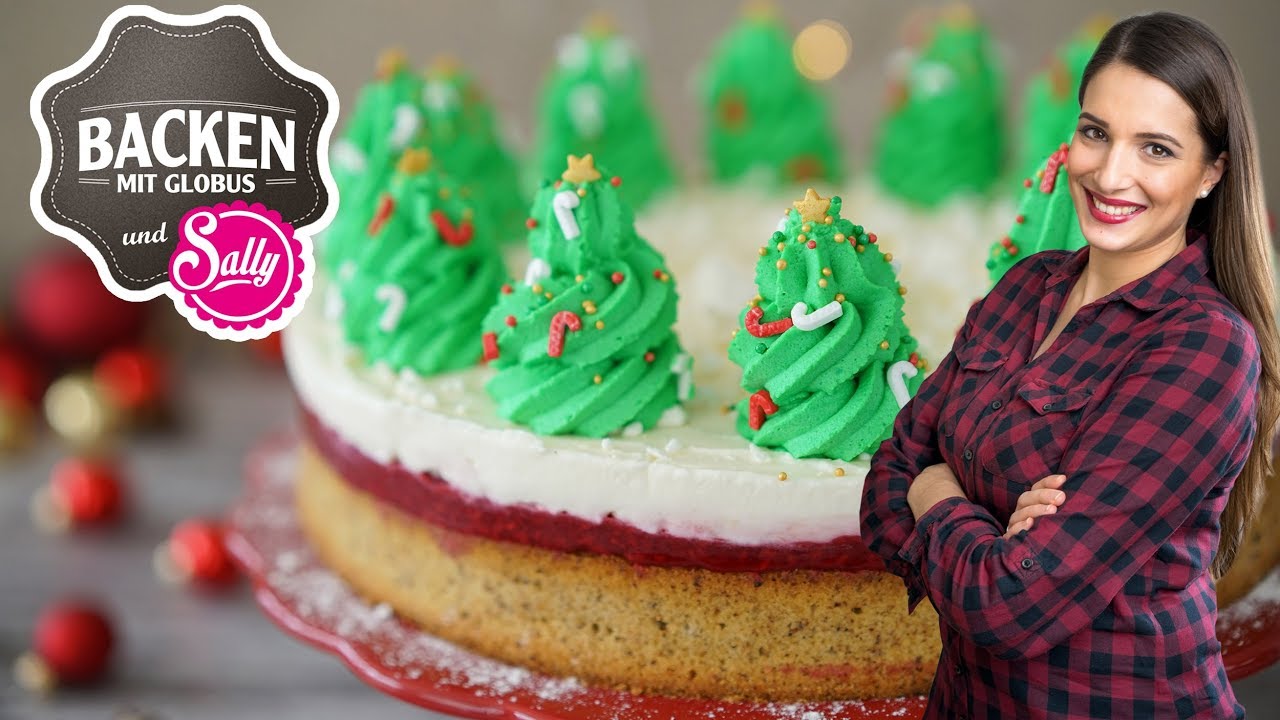 Weihnachtstorte mit Mascarponecreme | Backen mit Globus & Sallys Welt #44
