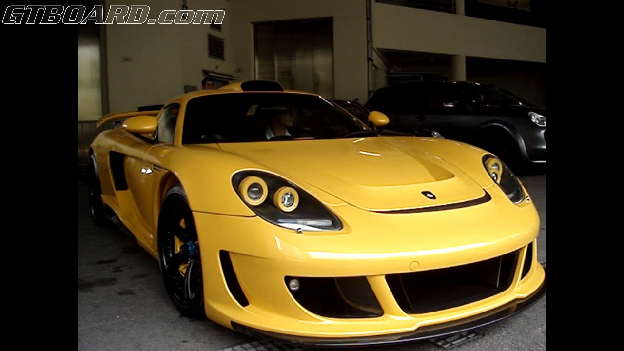Gemballa Mirage GT ride and salespitch by Gemballa, Monte Carlo April 2007. Porsche Carrera GT base.