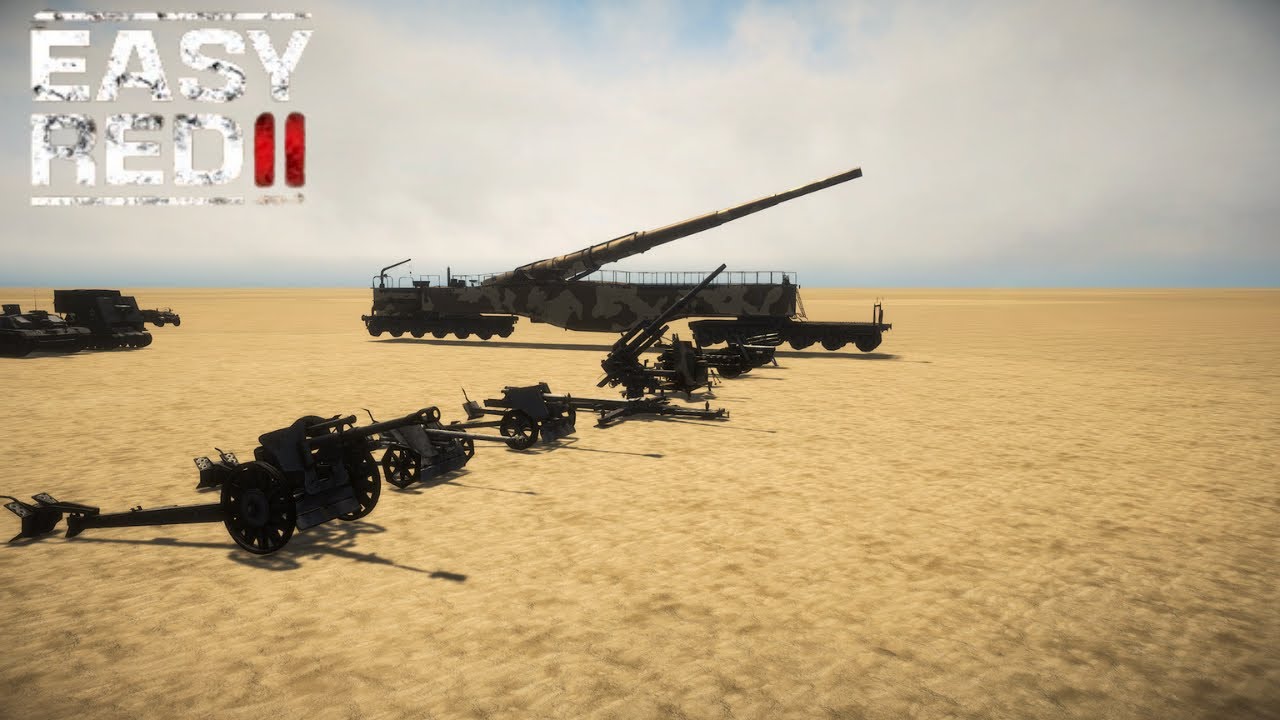 German artillery shooting test | Easy Red 2