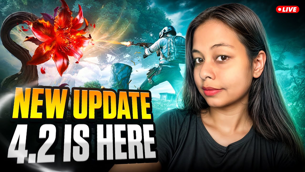 🥶BGMI 4.2 NEW UPDATE IS HERE! | BGMI GIRL GAMER LIVE | FACECAM LIVE  !  #BGMI #GirlGamer #Facecam