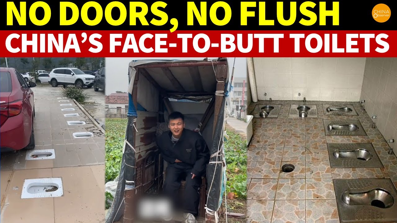 No Doors, No Flush, Face-To-Butt Toilets Still Used by Hundreds of Millions in China
