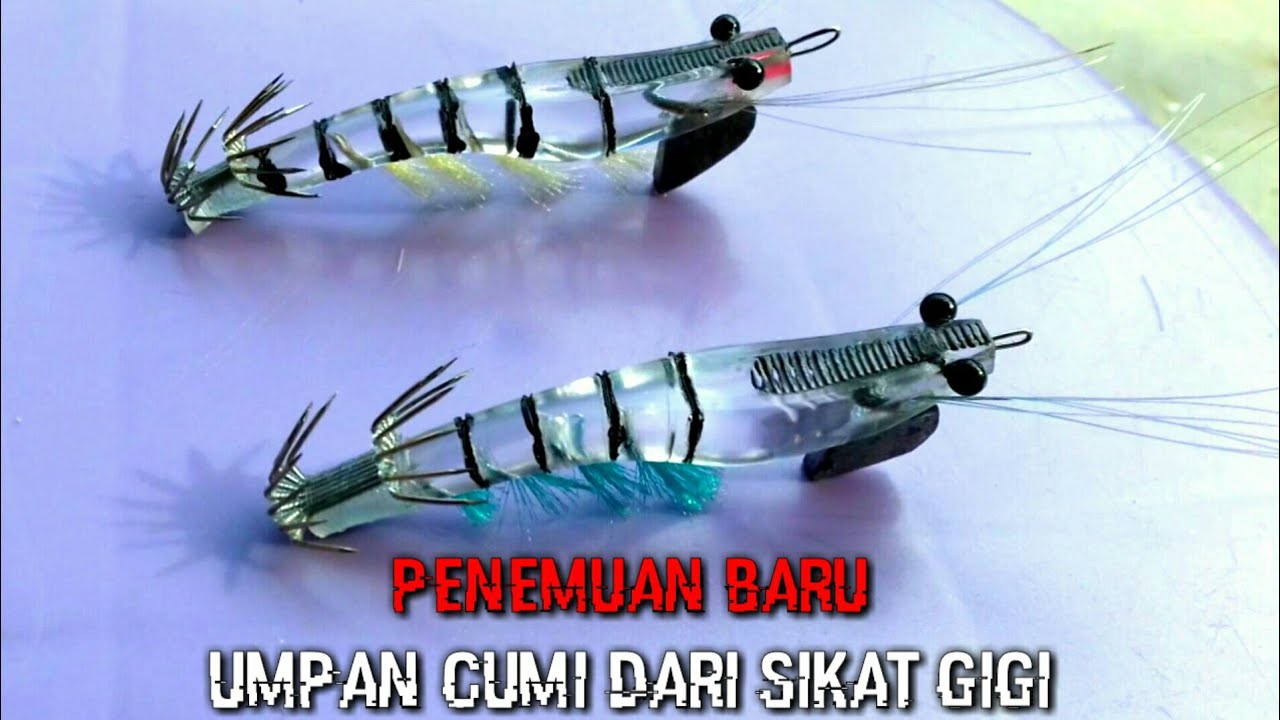 Umpan Cumi Dari Sikat Gigi-Angler Cumi