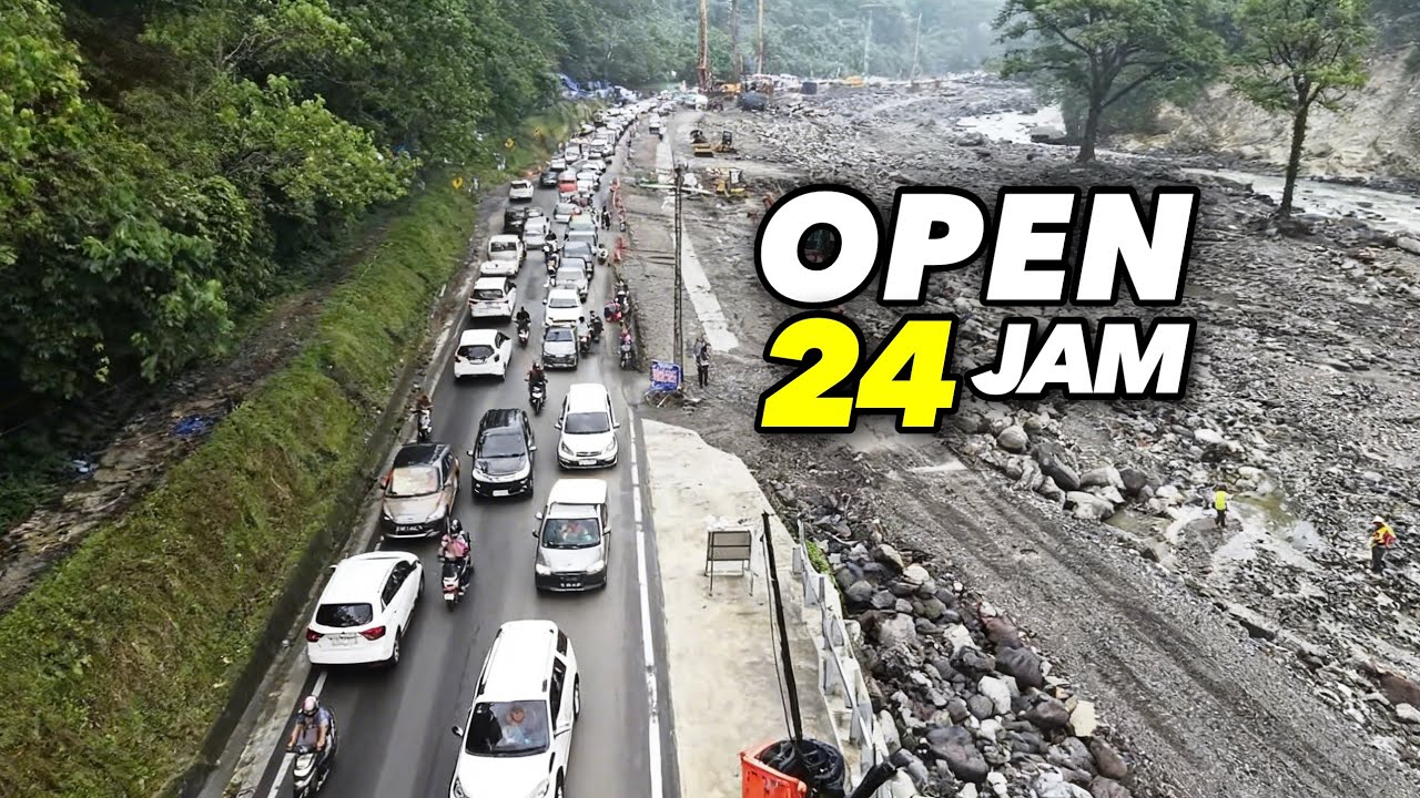 Ratusan Kendaraan Mulai Terjebak, Aroma Mudik Sudah Mulai Terlihat Masyarakat Menyerbu Lembah Anai