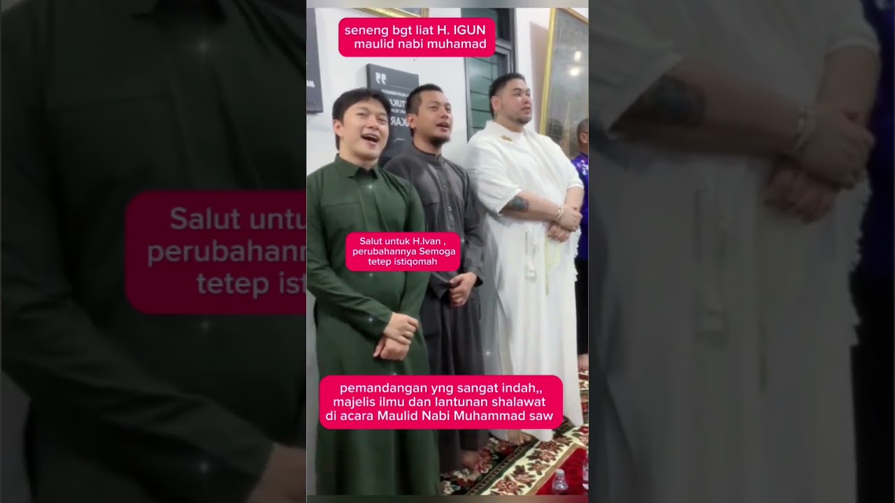 Kk H.igun di acara Maulid Nabi Muhammad saw#ivangunawan#shalawatan#maulidnabimuhammad#shorts