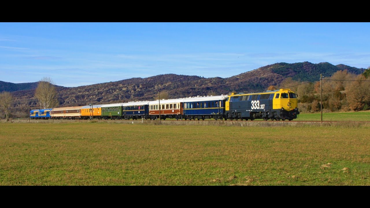 Tren Blanco Madrid Ch.- Canfranc. Tren azul + Tren de los 80.