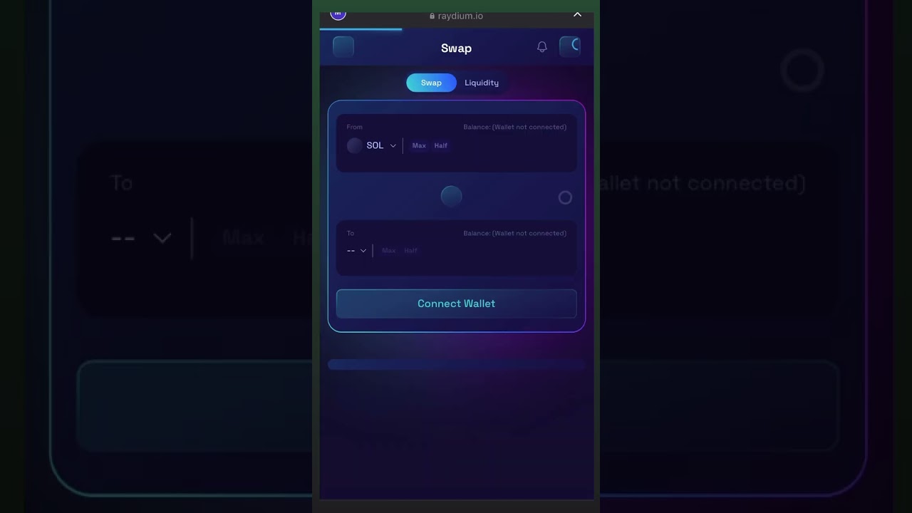 How to swap on Phantom Wallet using Raydium.io