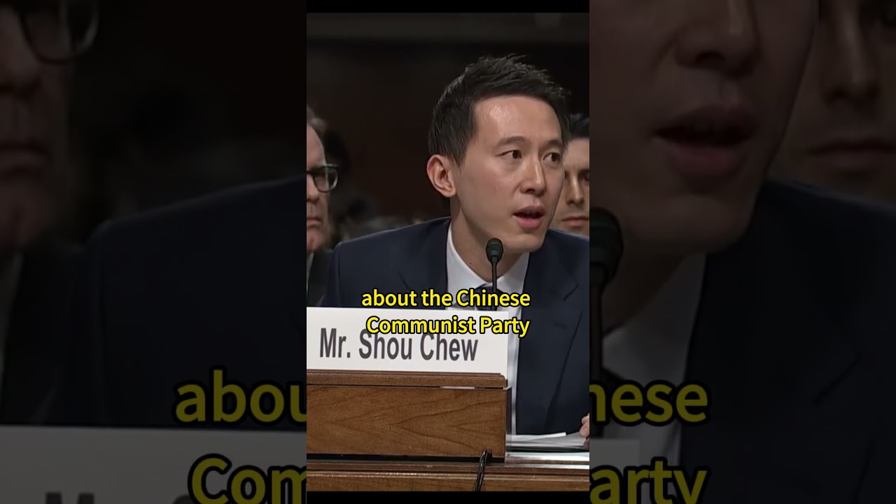 TikTok CEO's Suffering | Shou Zi Chew: It's NOT Appropreiate to Comment on World Leaders #tiktok