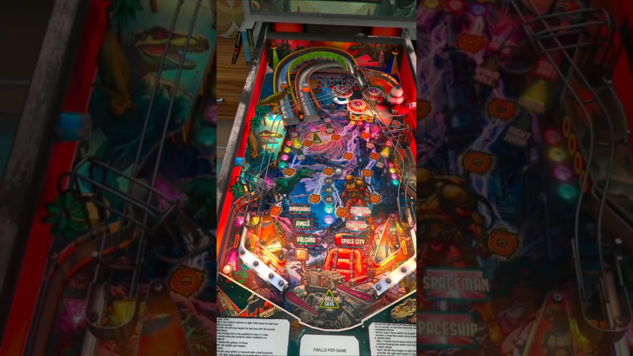 Time Machine Pinball VR ⚡ Multiball Mayhem (POV Short)
