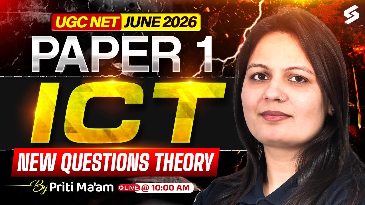 UGC NET JUNE 2026 Paper 1 | ICT UGC NET Paper 1 | UGC NET Paper 1 ICT Questions | By Priti Mam