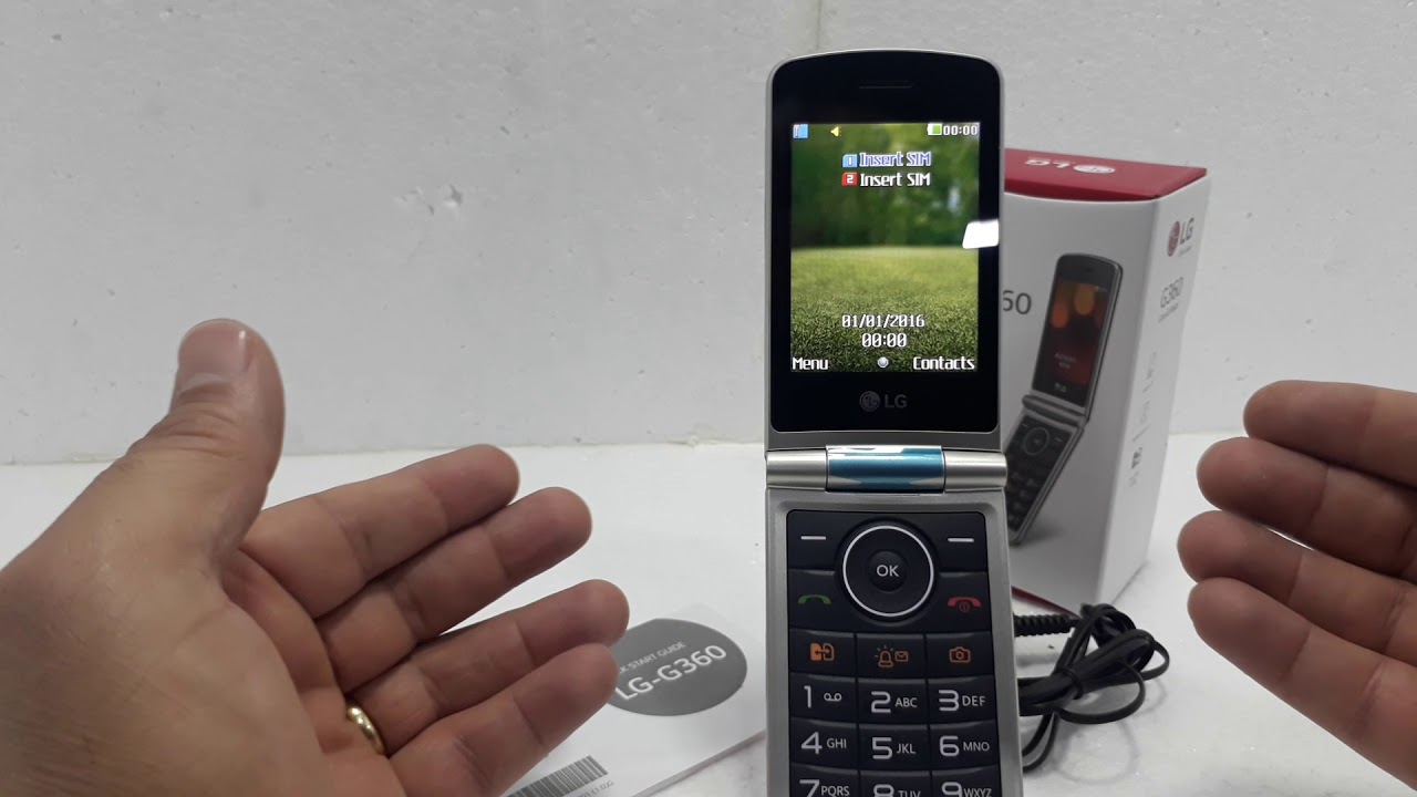 Unboxing do aparelho celular LG G360