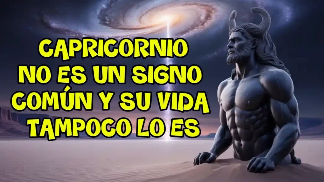 El Capricornio elegido por Dios que nadie entiende, pero todos respetan...