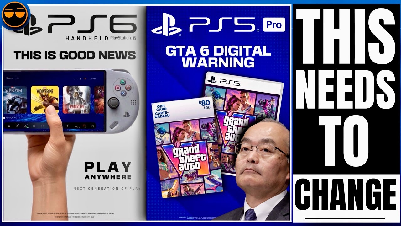 PLAYSTATION 5 - NEW GTA 6 PS5 DIGITAL WARNING / NEW PS6 HANDHELD UPDATE - THIS IS GOOD TO SEE ITS &hellip;