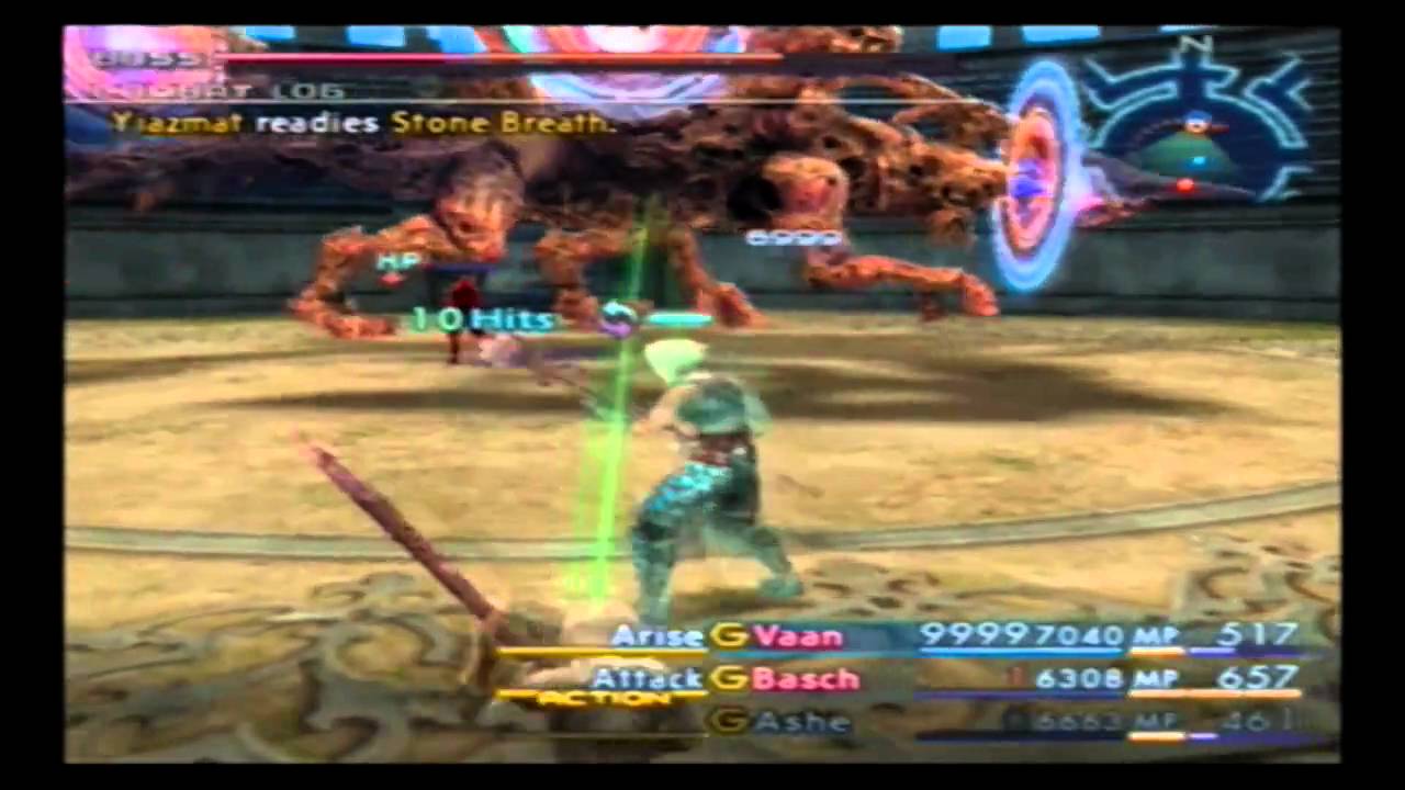 Final Fantasy XII Final Hunt Yiazmat (part 6/6)