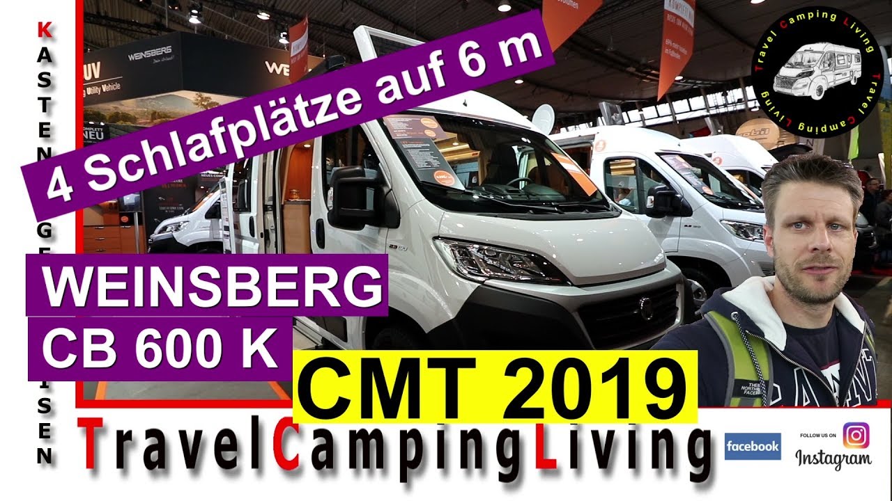 #3 CMT 2019, Clever Celebration White Edition / Weinsberg CaraBus 600 K, 4 Schlafplätze auf 6 m