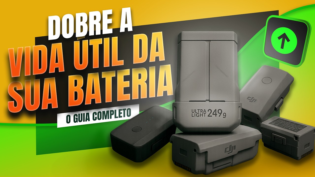 Como DOBRAR a Vida Útil da Bateria do seu Drone (Os 5 Segredos que a DJI Não Conta)