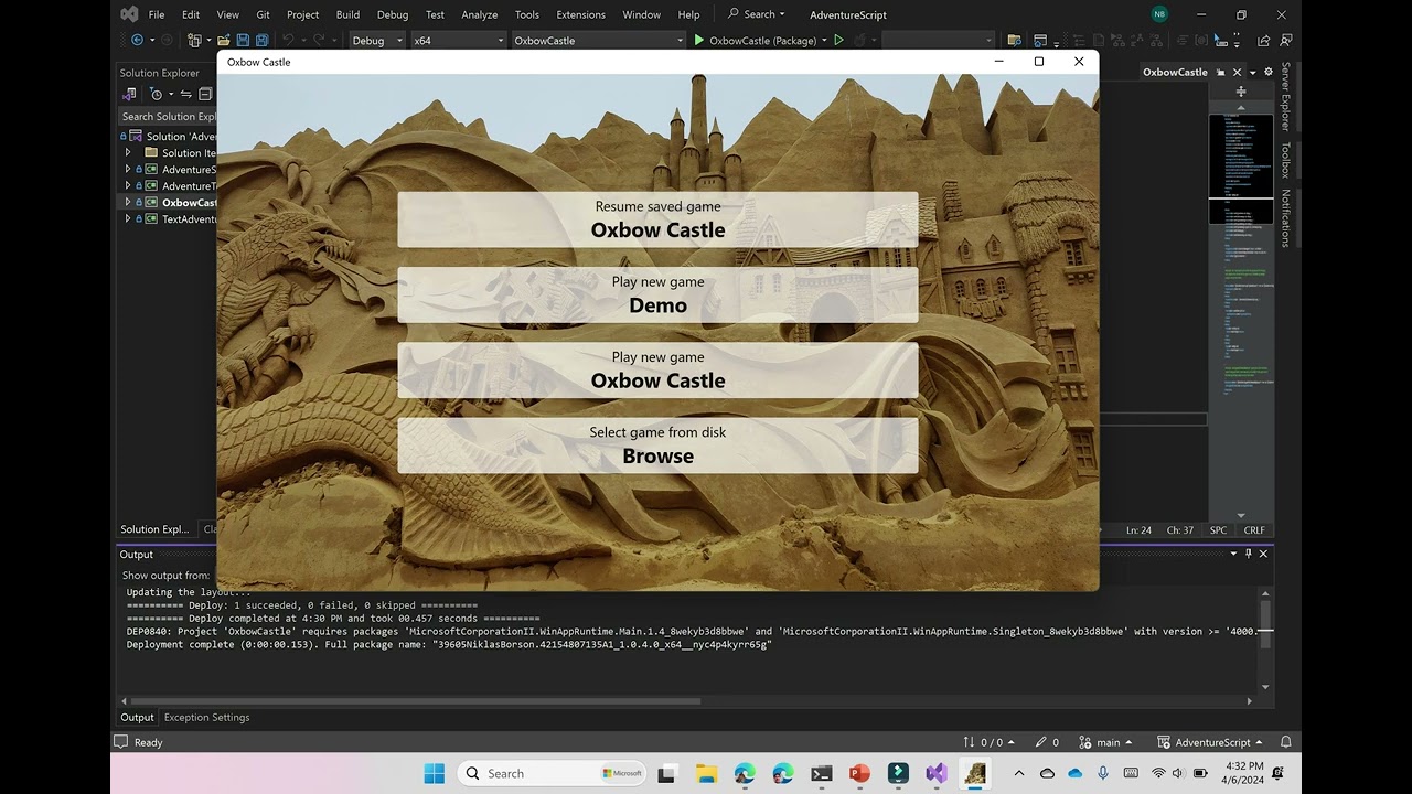 Introducing AdventureScript