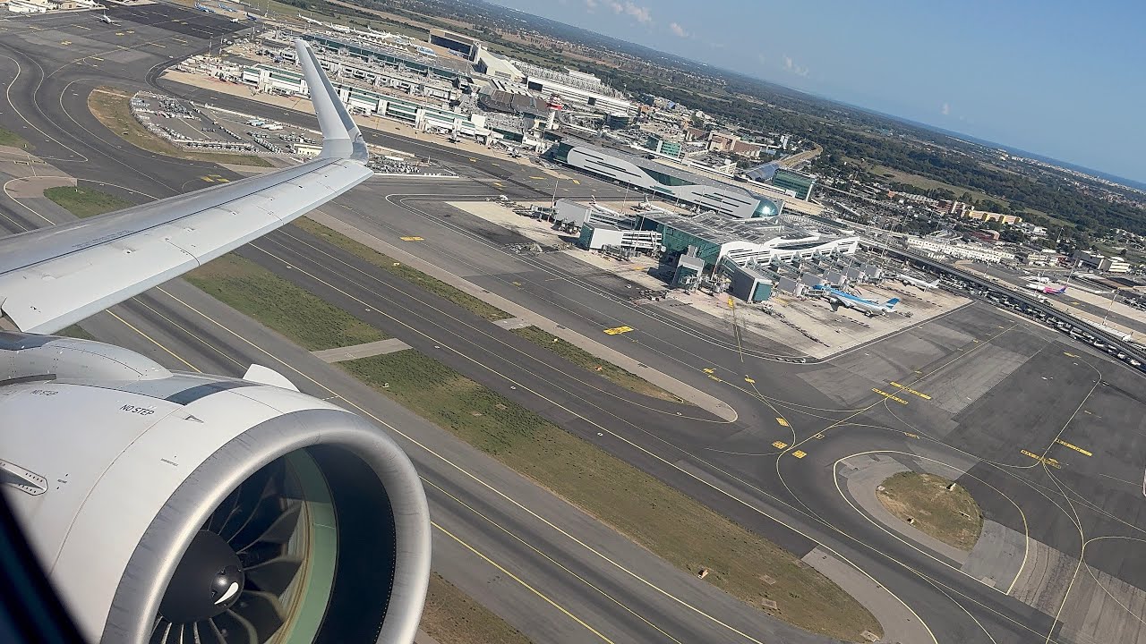 ITA A320neo フィウミチーノ空港出発(ローマ)& フランツ・ヨーゼフ・シュトラウス空港到着(ミュンヘン)