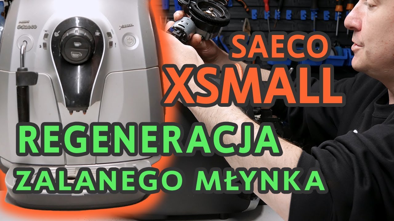 Zalany młynek w ekspresie? (water in grinder) Regeneracja młynka Saeco XSmall - #coffeedoctor