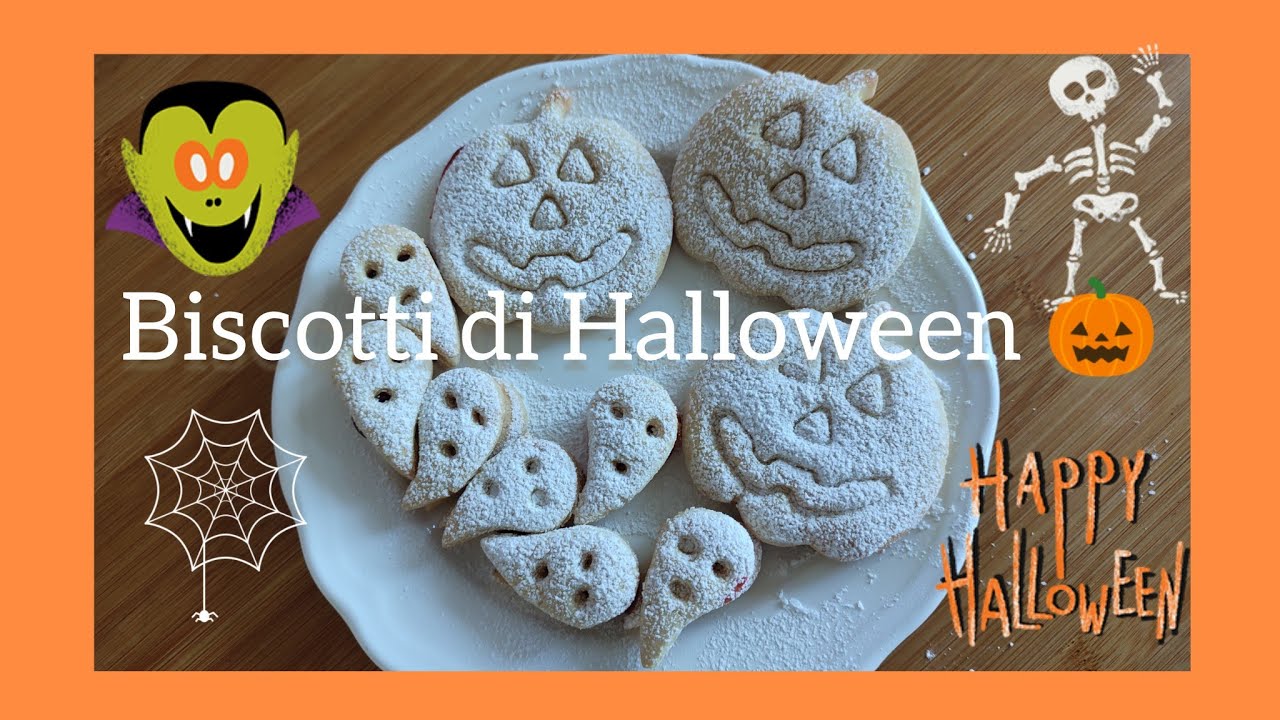 COME FARE I BISCOTTI DI HALLOWEEN 🎃🎃👽💀👻