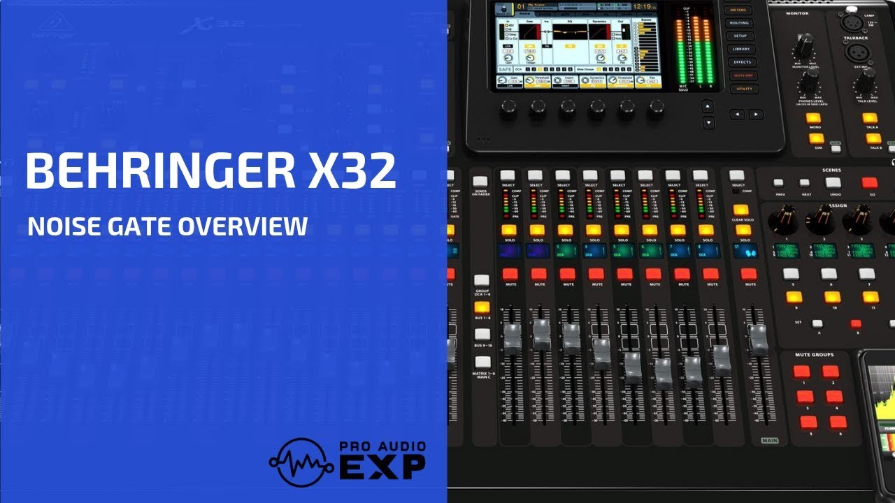 Обзор шумоподавителя Behringer X32 с 2-часового DVD