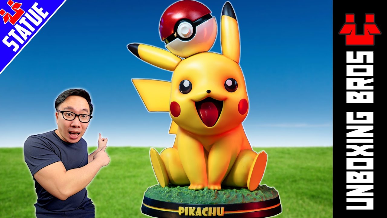 Unboxing A LIFE SIZE Pikachu Statue