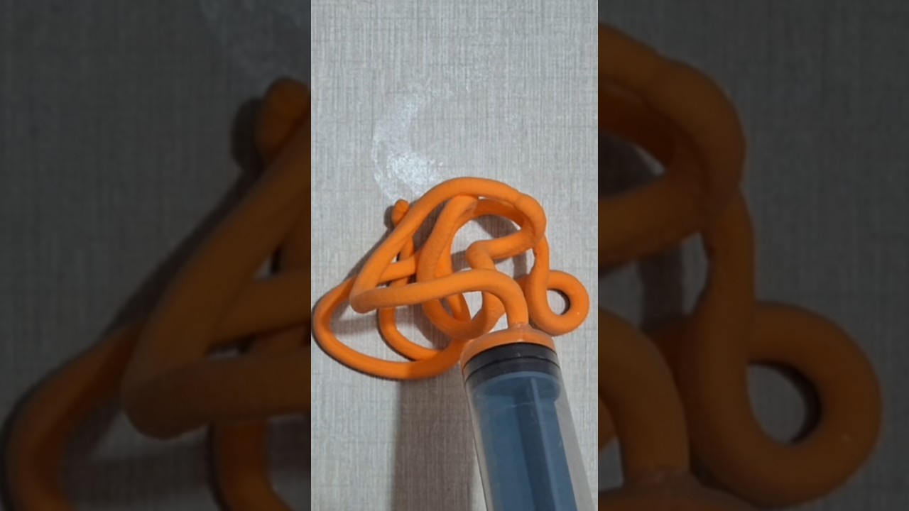 orange Satisfying clay asmr #shorts​ #ytshorts​ #satisfying​ #clay​#trending​ #youtubeshorts#foryou
