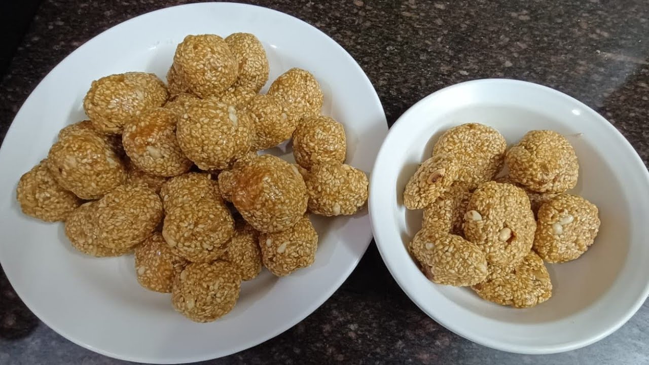 तिल के लड्डू प्रोटीन से भरपूर ।  Til sweet recipe winter special।