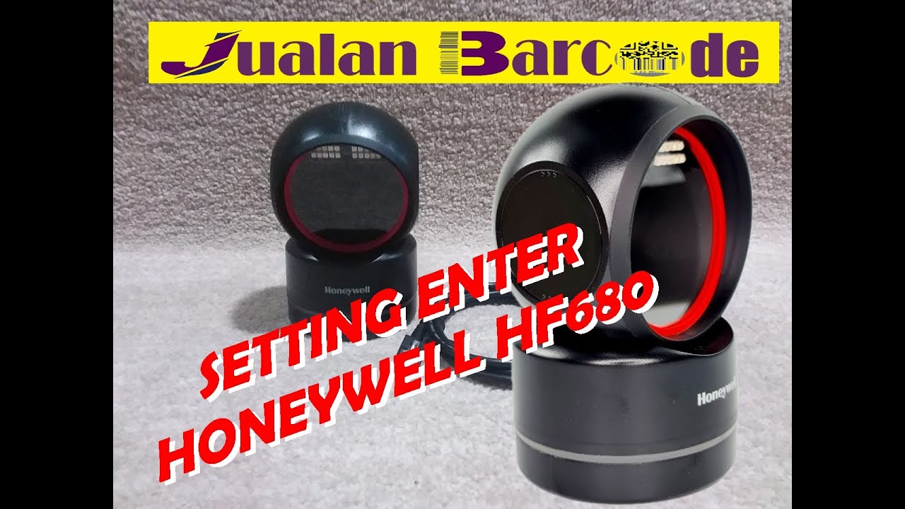 CARA ENTER DI BARCODE SCANNER HONEYWELL HF680