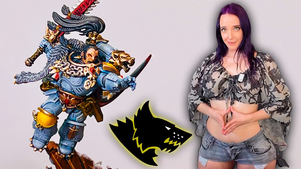 A Quicker Space Wolf Painting Technique? | Ragnar Blackmane Warhammer 40k
